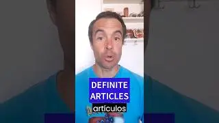Learn Spanish. Definite Article. Use and Examples #learnspanish #shorts