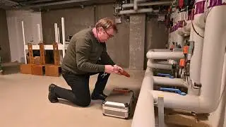 Kontrol af indregulering af varmeanlæg: Kontorbygning