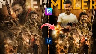 Captain Miller Movie Poster Editing || Captain Miller Movie Photo Editing || Movie Poster Editing