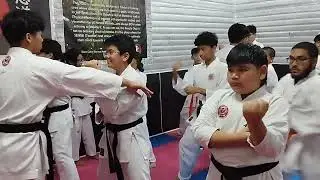Practice at the DOJO' of black Cobra Shorin Ryu Karate-Do INT'L BY KYOSHI'REX 