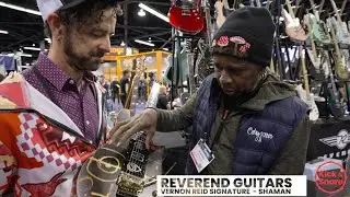 NAMM 2025 - Vernon Reid of Living Colour & Ken Haas at Reverend Guitars