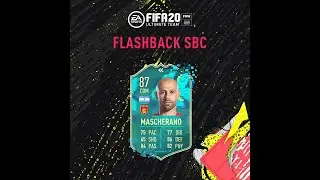FIFA 20 FLASHBACK JAVIER MASCHERANO SBC - CHEAPEST METHOD SBC!!!