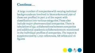 Bharat Book Presents : Biomarkers - technologies,markets and companies