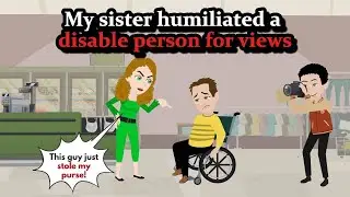 My sister humiliated a disable person for views.9