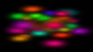 ✨Multicolor Blur Abstract Visual Background Video | Vibrant Glowing Lights Particles Colorful Energy
