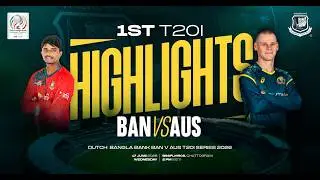 1st T20i Highlights | Dutch-Bangla Bank Bangladesh 🆚 Australia T20i Series 2026!