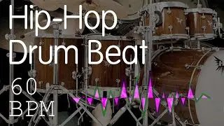 Slow Hip Hop Drum Beat - 60 BPM - High Quality - No Effects