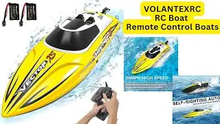 VOLANTEXRC RC Boat Remote Control Boats for Pools and Lakes 2.4 GHZ 20MPH RC Boat.#rcboat