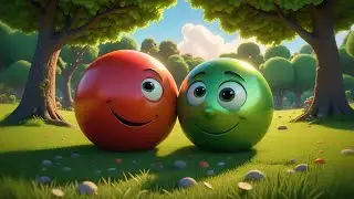 Four Bouncing Balls Say Big and Small | Size Comparison Song for Kids | Nursery Rhymes and Baby Song