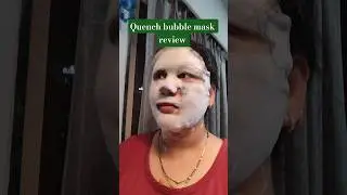 Quench Bubble Sheet Mask Review: Does it Hydrate & Soothe? #review #quench #bubblemask