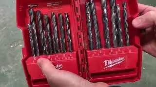 Drill Bit Set Review, A great assortment of Milwaukee drill bits
