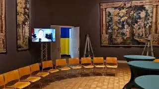 4K Monitoren op truss-standaard @ Rijksmuseum Twente, Enschede