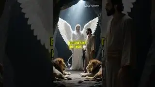 This Man Survived the Lions&rsquo; Den 😱 | Bible Story #god #lion #angel #faith #jesus #hope #miracle
