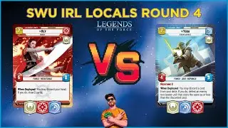 REY VIGILANCE VS YODA AGGRESSION (ROUND 4) | IRL Locals Gameplay | Star Wars Unlimited