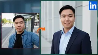 LinkedIn Profilbild mit KI: Vom SELFIE zum Profi-Foto (in 2 Min.)