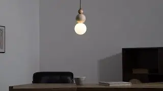 Ball Travertine Pendant Lamp &mdash; Small Design, Big Impact