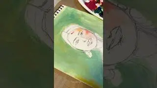 Easy Skin Tones for Portraits | Online Art Class 🎨 #artclass #shorts #kaviartstudio