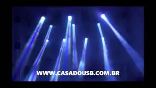 Moving Head Beam Vortex Flower 12 Leds de 10w Quadriled
