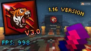 Tiger Client V2.3/3.0 MCPE 1.16 Version FPS BOOSTER