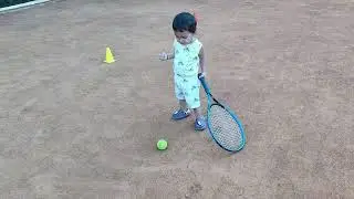 SHIVOM PLAYING LAWN 🎾 #video #cutebaby #tennis #tennisplayer #blogger #delhi #blogger #blog #sports