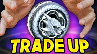 My First Ever Titanium White Draco Tradeup!!! | Rocket League Tradeup