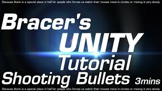 How to Shoot Bullets in Unity in 3mins!