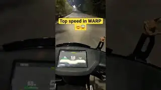 Top speed WARP Mode - Ather 450X 💥🤯 #ather #bike #ather450x