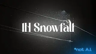 1 Hour of Snowfall Under a Streetlamp | Relaxing Winter Ambience