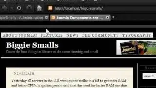 (Professional Joomla Template) BiggieSmalls Video Demo