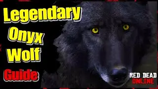 Legendary Onyx Wolf Spawn Location guide Red Dead Online | RDR2 Garment Set