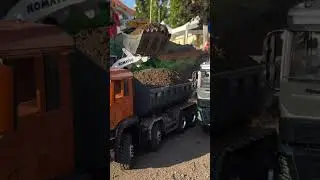 RC Construction vehicles, Rc Truck MAN, RC Volvo, Wheel loader Komatsu #rcdrive