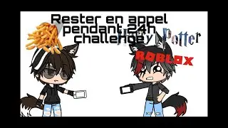 Rester en appel pendant 24h challenge (original) / Gacha Life Fr /ft. AQUALIE 35 - Raclette Studio