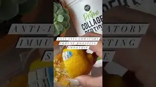 Anti-inflammatory Immune Boosting Smoothie | Drink this instead of coffee | gaugelife.com