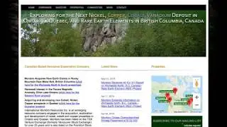 Montoro Receives NI 43-101 Report On Wicheeda North, B.C. Canada - Rare Earth Element (REE) Project