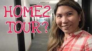 THE HOME2 HOTEL TOUR WHERE WE CHECKED IN  OKLAHOMA CITY || A GOOD REVIEWS IN THIS HOTEL ROOM!