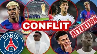 CONFLIT A BARCELONE ENTRE D&Eacute;CO AINSI FLICK LAMINE YAMAL ARDA GULAR NEENA R&Eacute;AL MADRID MOOY