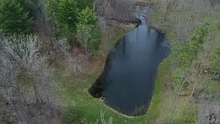 Valley City Ohio Drone Shot Birds Eye View Medina County Ohio