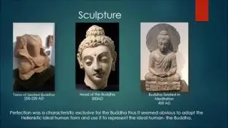 How did Hellenistic trends influence Buddhist art and architecture?