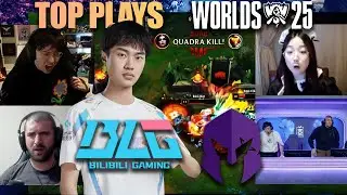 Реакция стримеров на матч BLG против VKS &mdash; Caedrel, Ibai, Kitty, YamatoCannon | INSANE Plays WORL...