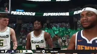 Game 5 Seattle Supersonics Franchise: Nuggets @ Supersonics November 3, 2025