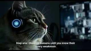 Вебинар о мировом господстве кошек 😼 | Мастер-план умной милой кошки #шорты