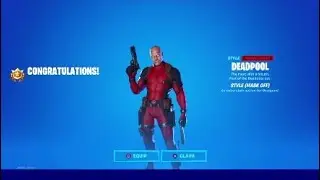 How to get the UNMASKED STYLE OF DEADPOOL