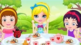 Baby Barbie Game Movie ❖ Baby Barbie Tea Party ❖ Cartoons For Children In English