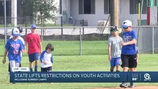 Florida lifting all restrictions on youth activities, including athletics and summer camps