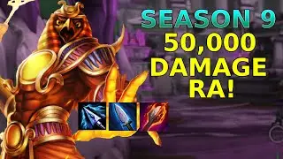 SEASON 9 50,000 DAMAGE RA BUILD! - Conquest Smite