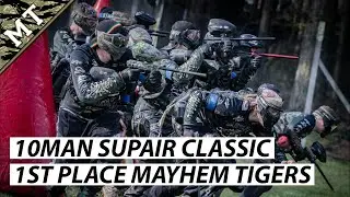 10man Classic Supair - 🏆🥇Mayhem Tigers 1st Place - Mechanical Paintball action at the ECPL