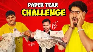 Paper Tear Challenge 😱 | RB CHALLENGE