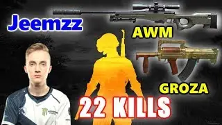 Team Liquid Jeemzz - 22 KILLS - GROZA+AWM - SOLO