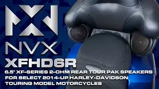 Installing our new Harley Davidson Direct Fit Rear Tour Pak Speakers - XFHD6R