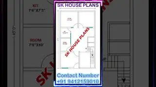 28 X 45 House Plan / 1260 Sq.Ft / 140 Sq.Yds  { Serial Number 1510 } #shorts